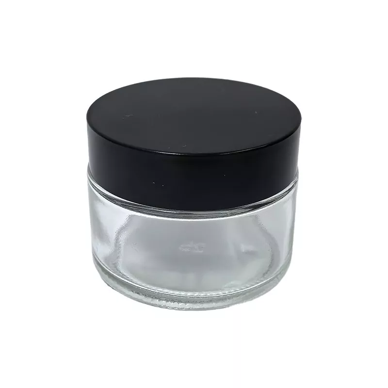 Glass Empty Cosmetic Lotion Jar